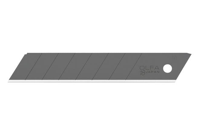 Лезвие OLFA BLACK MAX сегментированное, 8 сегментов, 18х100х0,5мм, 50шт OL-LBB-50