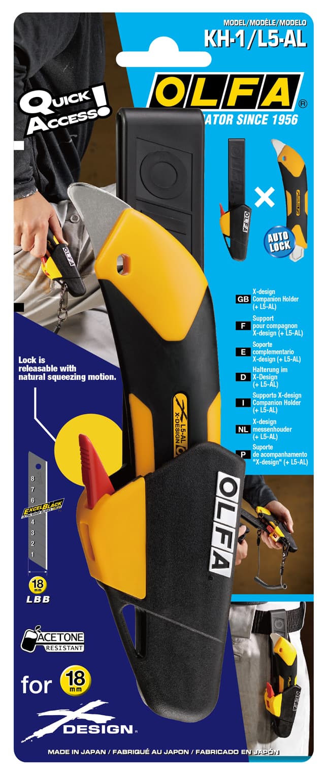 Держатель OLFA Cutter Knife holder в комплекте с ножом OLFA L5-AL OL-KH-1/L5-AL — изображение 8