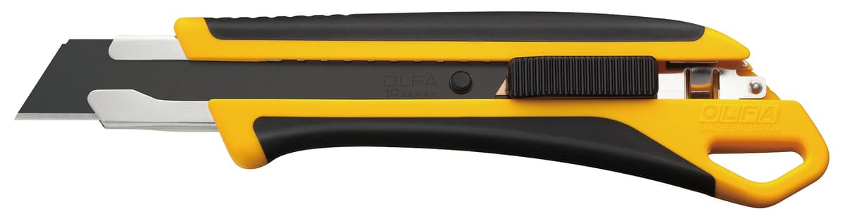 Нож OLFA Autolock с выдвижным лезвием 18 мм, двухкомпонентный корпус OL-L7-AL — изображение 3