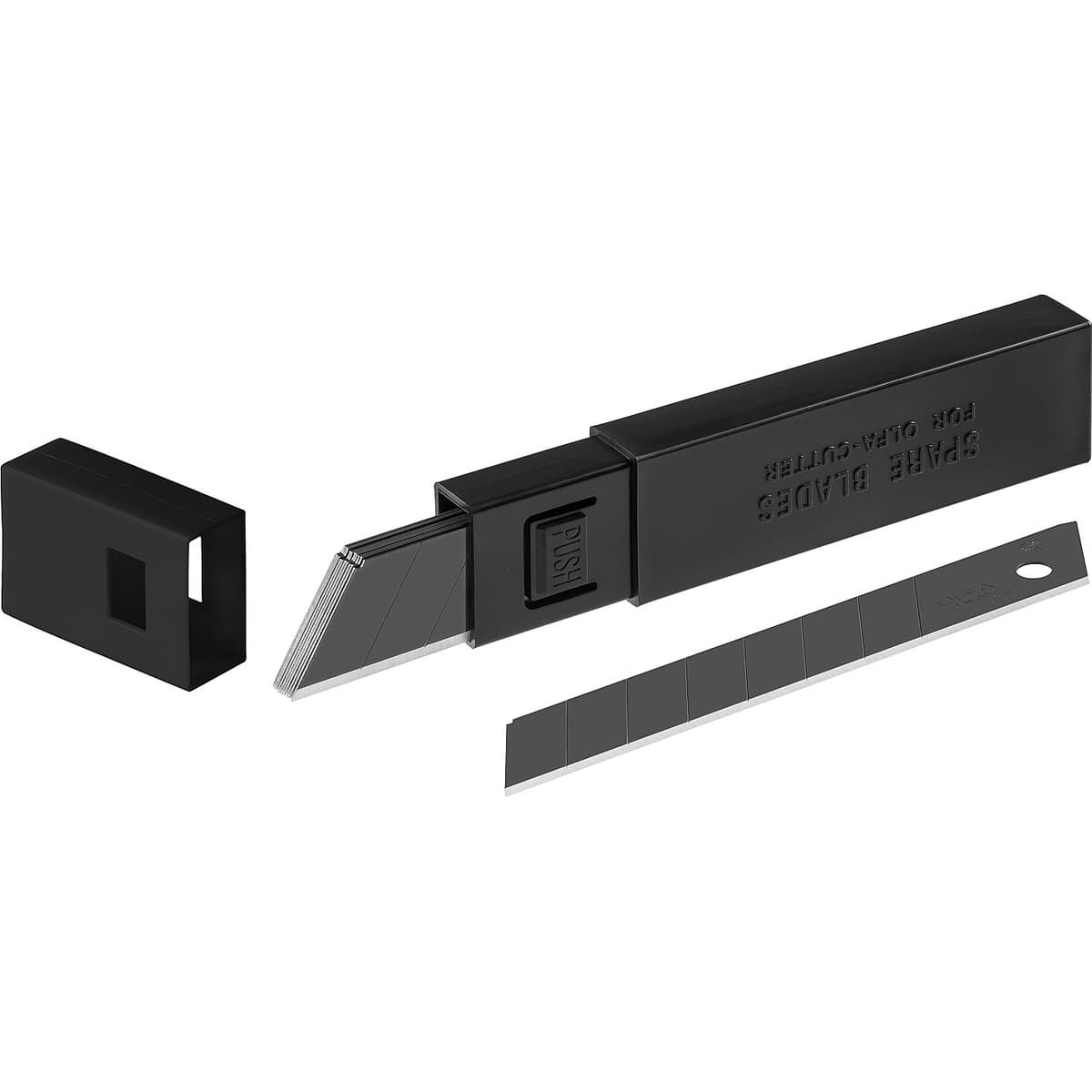 Лезвие OLFA BLACK MAX сегментированное, 18х100х0,5мм, 10шт OL-LBB-10 B