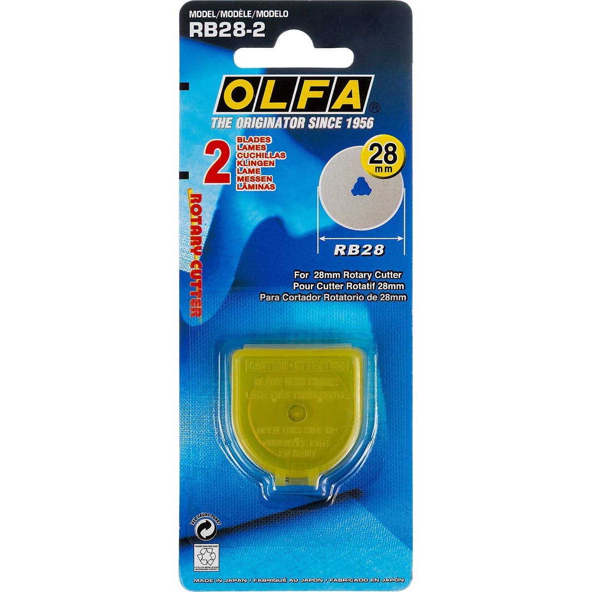 Лезвие OLFA специальное, круговое, 28мм, 2шт OL-RB28-2